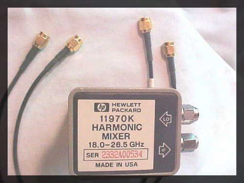 Hp agilent 11970k harmonic mixer 18-26.5 ghz for sale