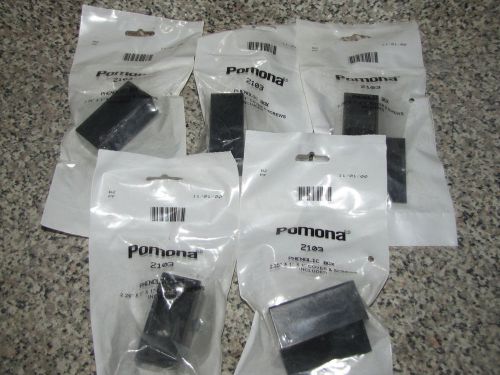 POMONA MODEL 2103 phenolic box LOT OF 5 -NEW