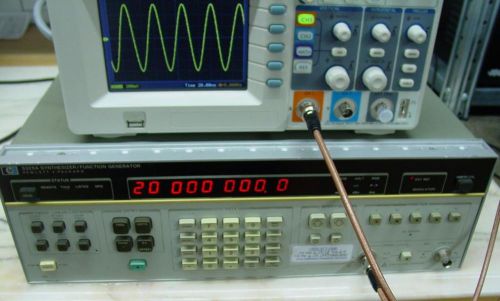 20MHZ FUNCTION GENERATOR HP 3325A HEWLETT PACKARD 3325 A SIGNAL GENERATOR