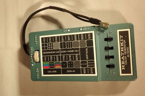 Heathkit Color Generator, vintage Model IG-5240