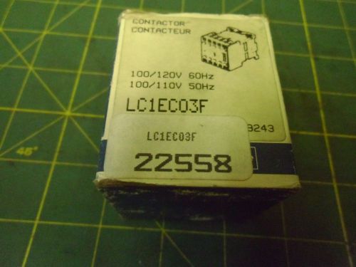 TELEMECANIQUE LCIEC03F CONTACTOR 100/120V 60 HZ 100/120V 50 HZ #J54766