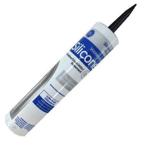 9.8 oz. Cartridge Black Window &amp; Door Silicone I Sealant