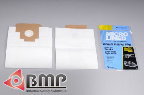 BRAND NAME PAPER BAGS-EUREKA, 6975, 6990, 3PK, MEGA CANISTER OEM# 312