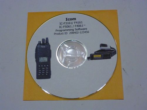 Icom CS-F3161 / F4161 Programming software F5061 / F6061