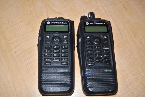 LOT OF 2 MOTOROLA XPR 6500 UHF RADIO&#039;S FOR PARTS REPAIR