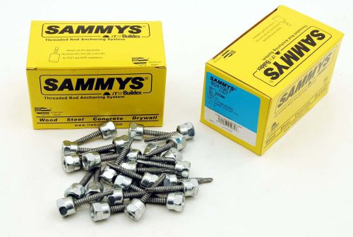 (25) sammys 3/8-16 x 1-1/2 threaded rod hanger for steel 8041957 self-drilling for sale