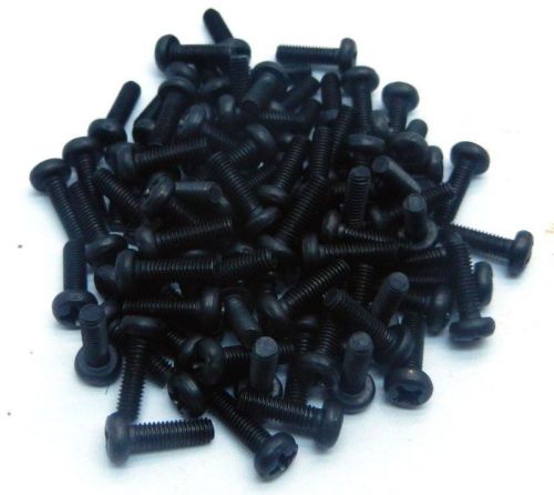 New 100 pcs m3*10 screw machine screw cross head screw screws screws black diy for sale