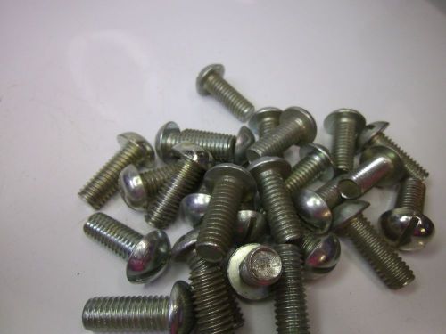 3/8-16 X 1 ROUND HEAD MACHINE SCREWS ZINC (QTY 25) #J55019