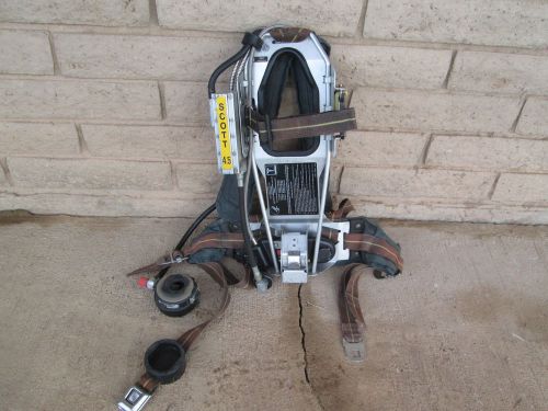 Scott Air-Pak 4.5 SCBA pack frame 4500psi with Pressur Pak regulator #1