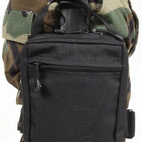 Blackhawk 56MP00BK Black Nylon Drop Leg Medical Pouch/Bag w/Leg Strap