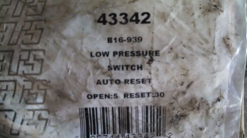 MARS 43342 HVAC LOW PRESSURE SWITCH AUTO RESET B16-939