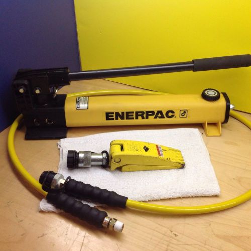 Enerpac  P-391Hydraulic Hand Pump &amp; WR-5 1 ton spreader wedge NICE SET!