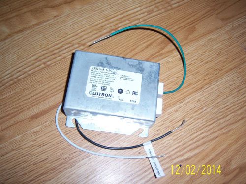 NEW LUTRON QSPS-J-1-50 J-BOX CLASS 2 POWER SUPPLY FOR QS LIGHTING