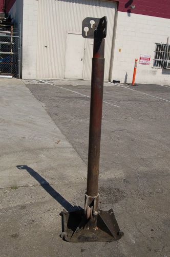 Steel Vertical 14&#039; Boom Truck Mobile Crane lift Manual Cable Hoist Body Shop