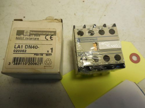 TELEMECANIQUE LA1DN40 020062 CONTACT ADDER BLOCK. PB2