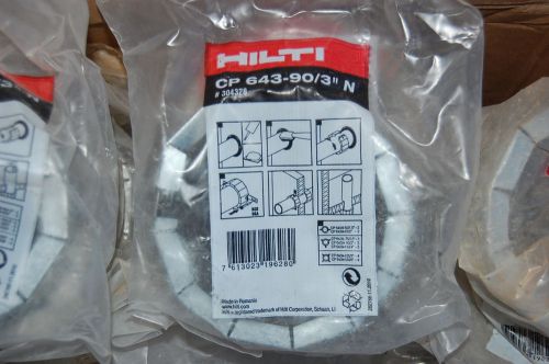 Bulk surplus lot 40 new hilti cp 643-90/3&#034; n firestop collars 304328 for sale