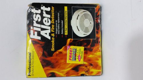 NEW FIRST ALERT PROFESSIONAL SMOKE &amp; FIRE DETECTOR ALARM MODEL 83R SA67D