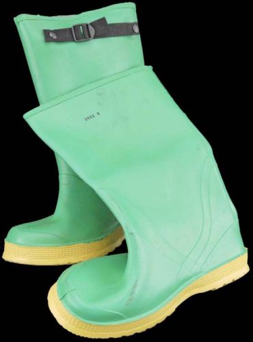 Bata hazmax 17&#034; size 14 chemical strapper rubber pvc overboot boots z41-pt99 for sale