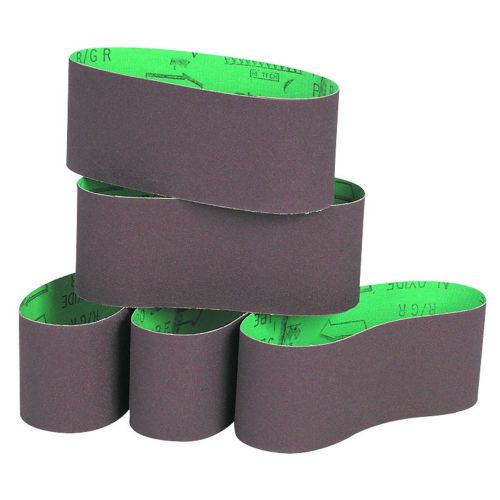 Pack of 5 Aluminum Oxide 3&#034; x 18&#034; 120 Grit Wood Sanding Belts World Ship Free US