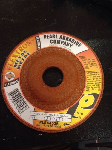 FLEXTRON Metal GRINDING WHEEL 4 1/4 X1/8x 7/8. Flex Wheel SRT 36