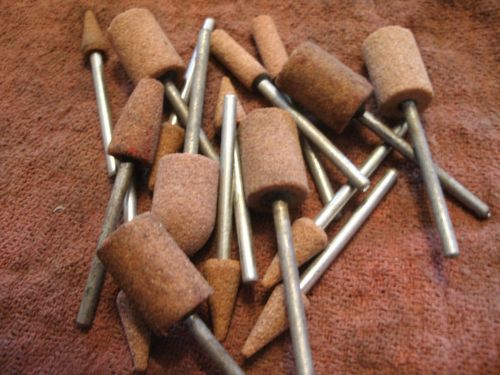 Mounted Grinding Stones 1/8” Shank 16pcs new