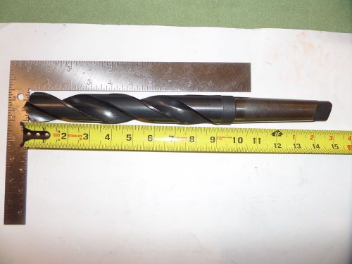 PTD 1-3/8&#034; x 14-3/4&#034; OAL HSS 4MT Taper Shank Drill Precision Twist Drill USA