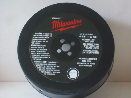 New! milwaukee 49-56-0305  6-3/8- inch tungsten carbide  hole saw for sale