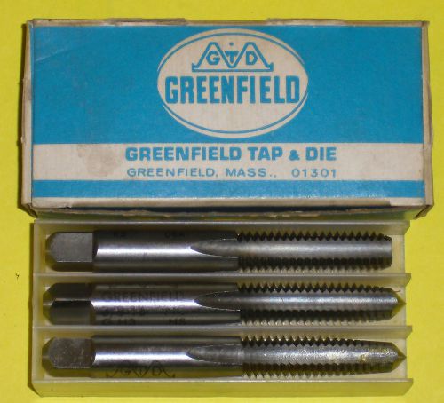 3/8&#034;-16  Greenfield Tap Set HSS H3 Limit 3 Pieces Starter / Plug / Bottom Tap