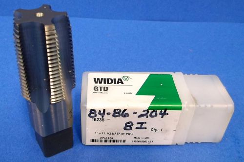 WIDIA GTD 16235 TAP TAPERED 1&#034; - 11 1/2NPTF 5F PIPE NIB