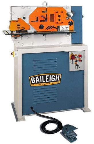 44 Ton 6.88&#034; Thrt Baileigh SW-443 NEW IRONWORKER, 4 station, 5 Hp, 220V, 3-phase