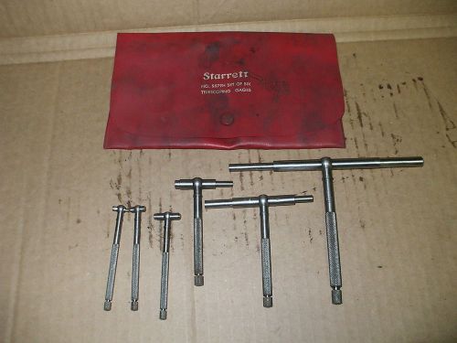 STARRETT S579H TELESCOPING GAUGE KIT - 6 PCS - 5/16&#034;-6&#034;