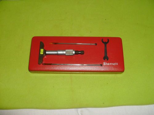 The L.S. Starrett Co. # 449 Micrometer 0-3&#034; Blades rods