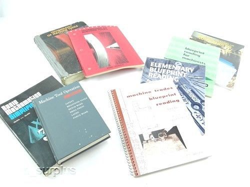 LEARNING LIBRARY OF MACHINIST HANDBOOKS BLUEPRINT READING MACHINE TOOLS