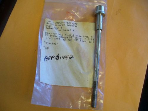 Fisher (Emerson) parts, Plug &amp; Stem. 24010-101-677