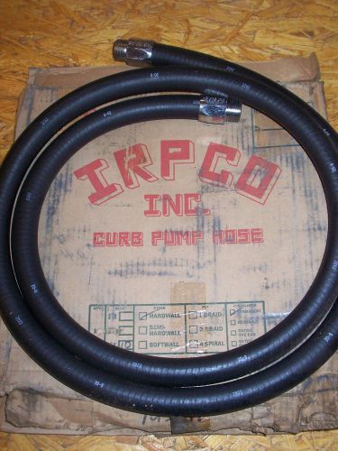 NEW IRPCO CURB GASOLINE GAS PUMP HOSE 8-02 2262 HARDWALL PERMANENT