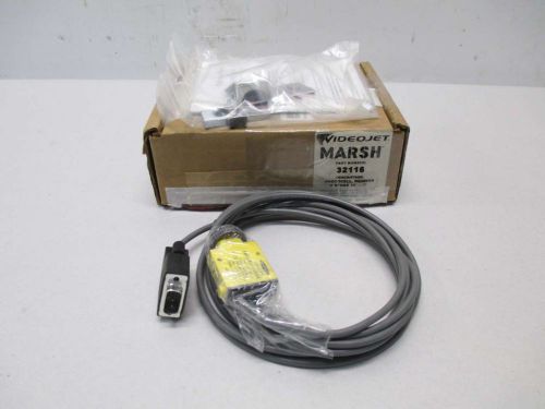 NEW VIDEOJET 32116 MARSH PHOTOCELL PATRION II DFUSE 10 FT 12V-AC D433737