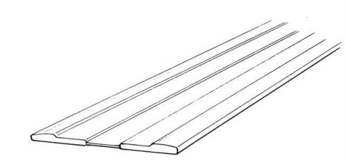 Flat Living Hinge Clear PVC - 1-1/2&#034; x 11-7/8&#034; Length