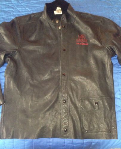 Onyx tillman mens leather welding jacket  xl extra large for sale