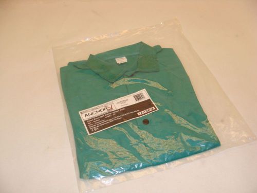 ANCHOR CA-1200-M MEDIUM 30 INCH GREEN FLAME RETARDANT WELDING JACKET NEW NIB