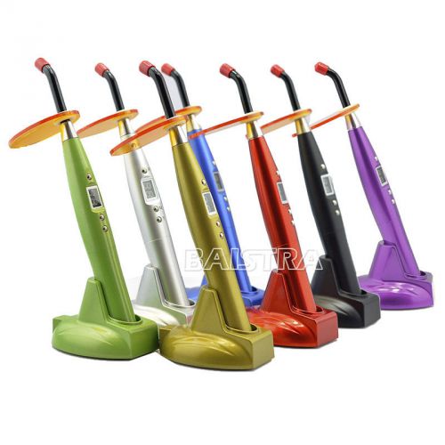 7 pcs dental colorful led screen curing light l800a noiseless 7 colors baistra for sale