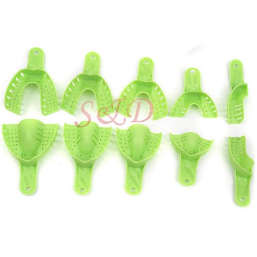 Dental disposable impression trays trays autoclavable central s&amp;d 10pcs s&amp;d fda for sale