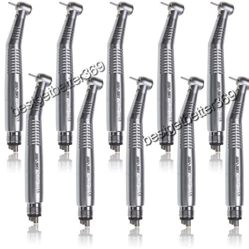 10*dental high speed e-generator fiber optic led handpiece mini/small head 4h for sale