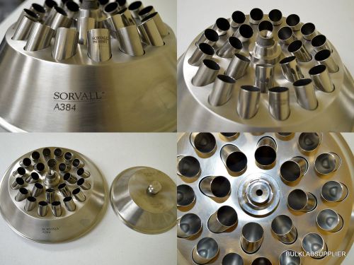 SORVALL A-384 A384 Centrifuge Rotor 24x16ml tubes 6,000 RPM Fixed Angle Rotor