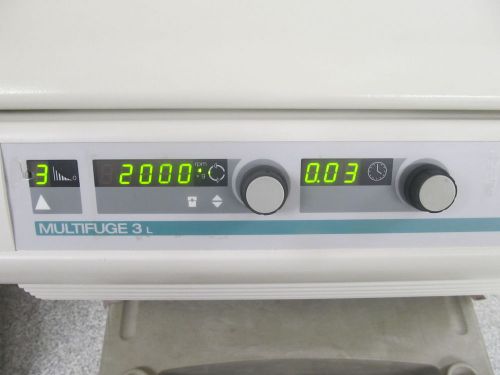 HERAEUS MULTIFUGE 3L CENTRIFUGE TESTED &amp; EXCELLENT