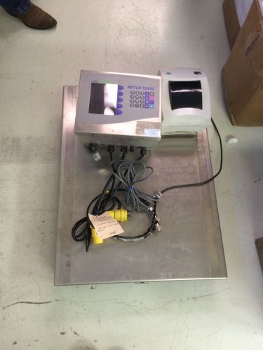 Mettler toledo platform wall mount monitors monitor and  zebra printer for sale