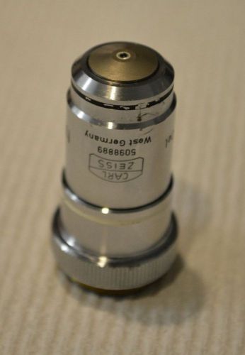 CARL ZEISS MICROSCOPE OBJECTIVE NEOFLUAR 100X /1.3  Oel PH3 GERMANY