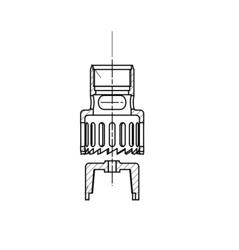 New ! ika dispersing element for t50 vol. range 0.5 - 20l, 8039500 for sale