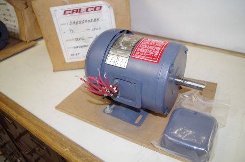 CALCO 1/2HP AC MOTOR # 3AE05405BK  208-230/460VAC 60HZ. 1720RPM