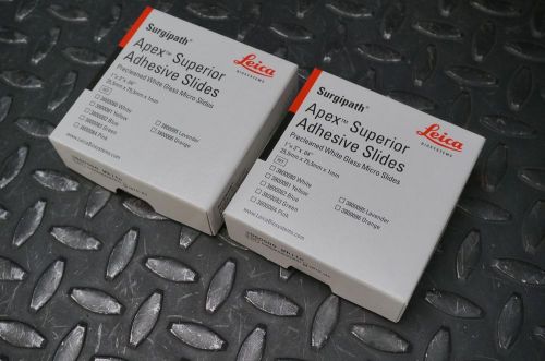 3800080 Surgipath Apex White Glass Micro Slides - Lecia Biosystems