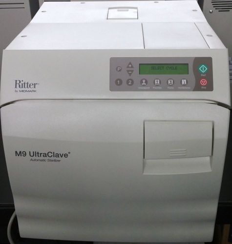 Ritter/Midmark M9 Ultraclave 312 Cycles! (Clinic,Veterinary,Tattoo,and Dental)